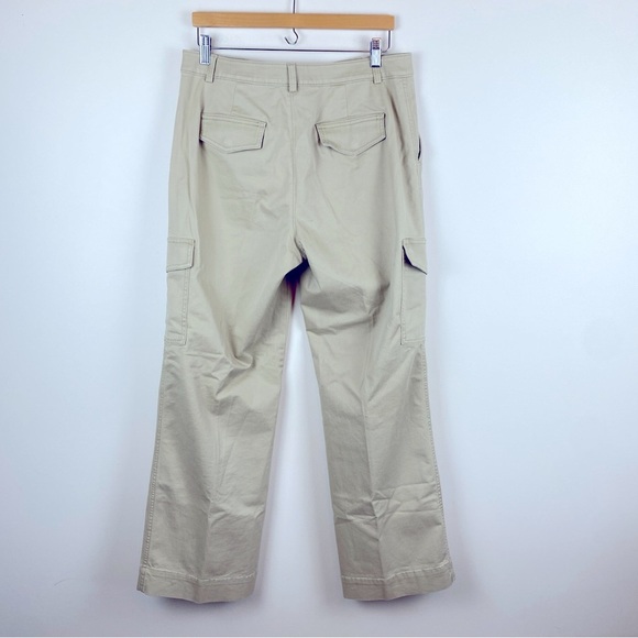 NWT Loft Structured Cargo Pants in Twill - Picture 3 of 6